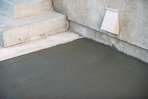 crew performing concrete repair in Austin driveway