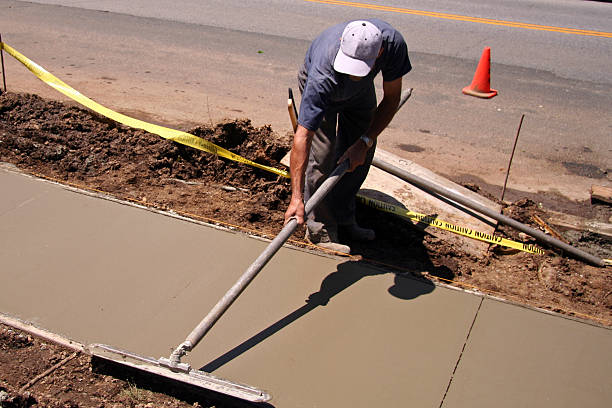 Integrity Paving and Coatings repairing commercial concrete surface Pflugerville