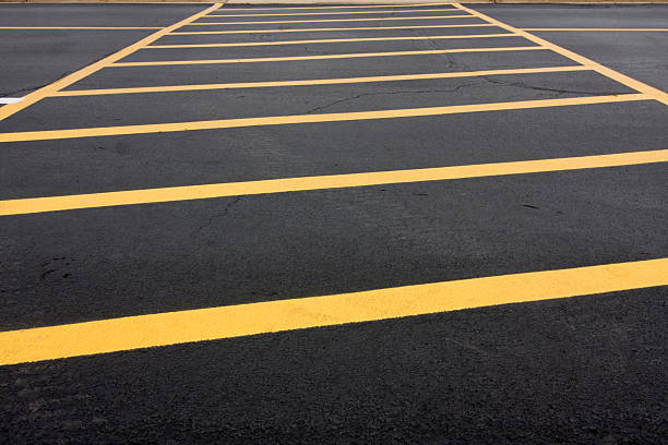 Parking lot striping by Integrity Paving and Coatings in Buda, TX