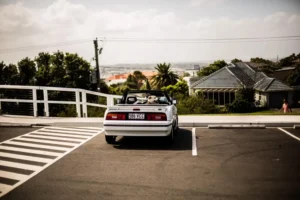 Parking lot with clearly painted striping and parking spaces in Kyle, TX